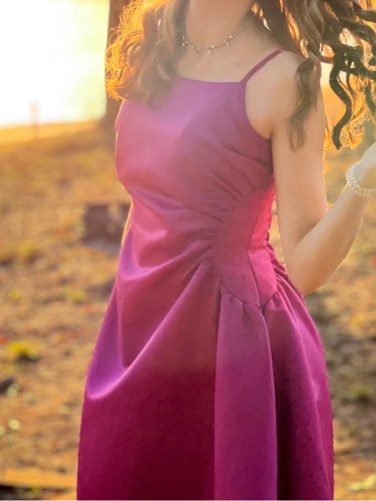 Fuchsia Homecoming Dress